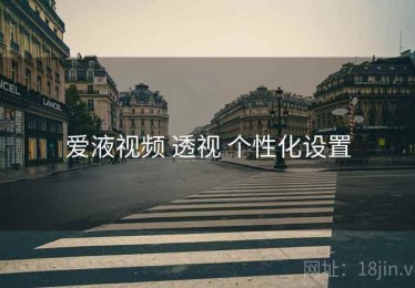 爱液视频 透视 个性化设置