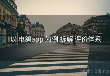 以 电鸽app 为例 拆解 评价体系