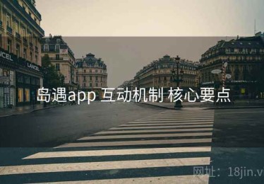 岛遇app 互动机制 核心要点