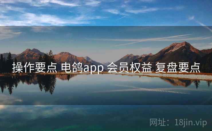 操作要点 电鸽app 会员权益 复盘要点